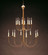 Chandelier 16 Light Hanging Fixture in Antique Brass (196|916-AB-LT16)