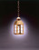 Woodcliffe One Light Hanging Lantern in Antique Brass (196|8312-AB-MED-CLR)