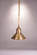 Barn One Light Pendant in Antique Brass (196|3422-AB-MED-AP10)