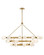 Selene LED Chandelier in Lacquered Brass (138|FR41908LCB)