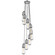 Junio LED Pendant in Polished Nickel (268|TOB 5646PN-CG-8)