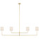 Go Lightly LED Chandelier in Soft Brass (268|BBL 5087SB-L)