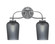 Cavella Two Light Bath Bar in Graphite (200|3912-GP-4252)