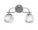Cavella Two Light Bath Bar in Graphite (200|3912-GP-4109)