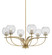 Cavella Six Light Chandelier in New Age Brass (200|3906-NAB-4102)