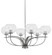 Cavella Six Light Chandelier in Graphite (200|3906-GP-202)