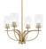 Cavella Four Light Chandelier in New Age Brass (200|3904-NAB-300)