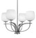 Cavella Four Light Chandelier in Graphite (200|3904-GP-4811)