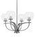 Cavella Four Light Chandelier in Graphite (200|3904-GP-4100)