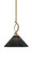 Cavella One Light Mini Pendant in New Age Brass (200|3901-NAB-4009)
