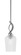 Cavella One Light Mini Pendant in Graphite (200|3901-GP-4250)
