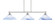 Odyssey Three Light Bar in Brushed Nickel (200|2633-BN-514)
