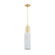 Corissa One Light Pendant in Aged Brass/ Ceramic Whitewash Bisque (428|H830701-AGB/CWB)