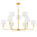 Paramus One Light Chandelier in Aged Brass (70|9148-AGB)