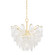 Darcia Seven Light Chandelier in Aged Brass (70|8307-AGB)