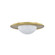 Geraldton LED Flush Mount in Aged Brass (70|7116-AGB)