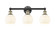 Edison LED Bath Vanity in Black Antique Brass (405|616-3W-BAB-G1217-6WV)