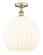 Edison One Light Semi-Flush Mount in Antique Brass (405|616-1F-AB-G1217-14WV)