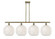 Ballston LED Island Pendant in Antique Brass (405|516-4I-AB-G1216-12WM)