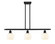 Ballston LED Island Pendant in Matte Black (405|516-3I-BK-G1217-6WV)