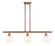 Ballston LED Island Pendant in Antique Copper (405|516-3I-AC-G1217-6WV)