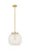 Franklin Restoration LED Pendant in Satin Gold (405|221-1S-SG-G1216-14WM)