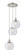 Ballston LED Pendant in Polished Nickel (405|113B-3P-PN-G124-8)