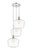 Ballston LED Pendant in Polished Chrome (405|113B-3P-PC-G652-12)