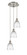 Ballston LED Pendant in Polished Chrome (405|113B-3P-PC-G441)