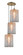 Ballston Three Light Pendant in Antique Brass (405|113B-3P-AB-G116-L)
