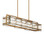 Countervail Collection Six Light Chandelier in Clear/Antique Brass (142|9000-1165)