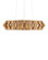Plunge Collection One Light Chandelier in Toffee/Brass/White (142|9000-1147)