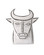 Thomas the Bull Thomas the Bull in Washed White/Black (142|1200-0792)
