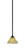 Zilo One Light Mini Pendant in Matte Black (200|560-MB-9415)