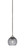 Zilo One Light Mini Pendant in Graphite (200|560-GP-5112)