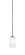 Zilo One Light Mini Pendant in Graphite (200|560-GP-310)