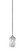 Zilo One Light Mini Pendant in Graphite (200|560-GP-3009)