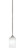 Zilo One Light Mini Pendant in Graphite (200|560-GP-3001)