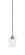 Zilo One Light Mini Pendant in Graphite (200|560-GP-210)