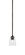Zilo One Light Mini Pendant in Dark Granite (200|560-DG-461)