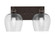 Edge Two Light Bath Bar in Espresso (200|1162-ES-4812)