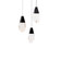 Martini LED Pendant in Black (529|BPD20203OH-BK)
