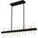 Regal LED Linear Chandelier in Matte Black (10|PCRGL138MBK)