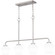 Nielson Four Light Linear Chandelier in Brushed Nickel (10|NIE436BN)