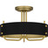 Madden Three Light Semi Flush Mount in Aged Brass (10|MAD1717AB)