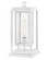 Republic LED Pier Mount in Textured White (13|1007TW)