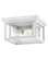 Republic LED Flush Mount in Textured White (13|1003TW)