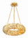 Broche LED Chandelier in Antique Gold (60|535-GA)
