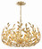 Broche Six Light Chandelier in Antique Gold (60|533-GA)