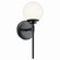 Benno One Light Wall Sconce in Black (12|55170BK)
